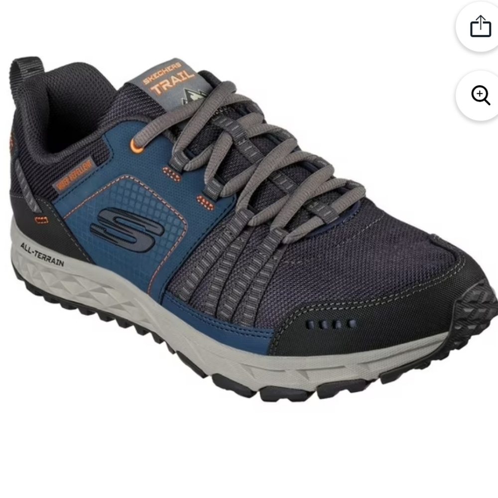 Skechers Men's Escape Plan Sneakers - Black and Gray